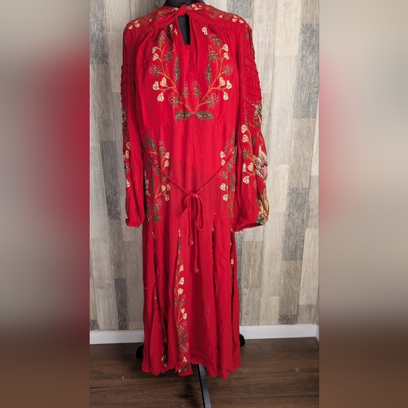 FARM Rio Dresses & Skirts - Farm Rio Berry Red Maxi Dress NWT